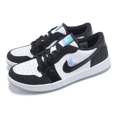 NIKE 耐吉 高爾夫球鞋 Air Jordan 1 Low Golf NRG 男鞋 女鞋 黑 白 炫彩 休閒鞋 FZ4159-100