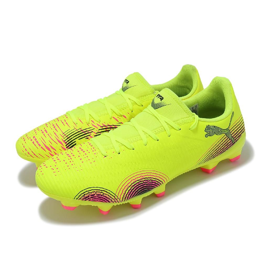 PUMA 彪馬 足球鞋 Future 8 Play FG/AG 男鞋 螢光綠 抓地 輕量 運動鞋 適用人造草皮 10814103