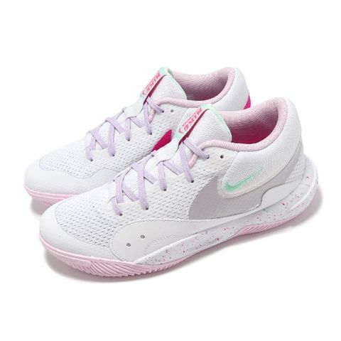 排球鞋 Hyperquick SE 男鞋 女鞋 白 粉 緩衝 輕量 室內運動 羽排鞋 運動鞋 HF3240-100