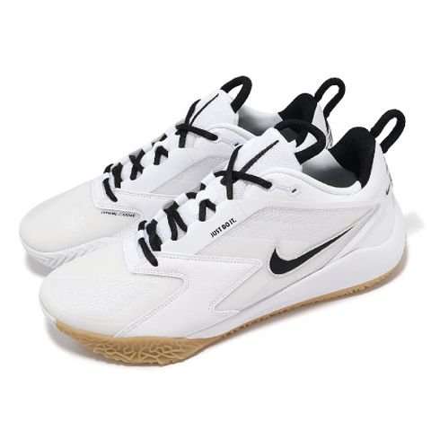 排球鞋 Air Zoom HyperAce 3 男鞋 白 黑 緩衝 室內運動 羽排鞋 運動鞋 FQ7074-101