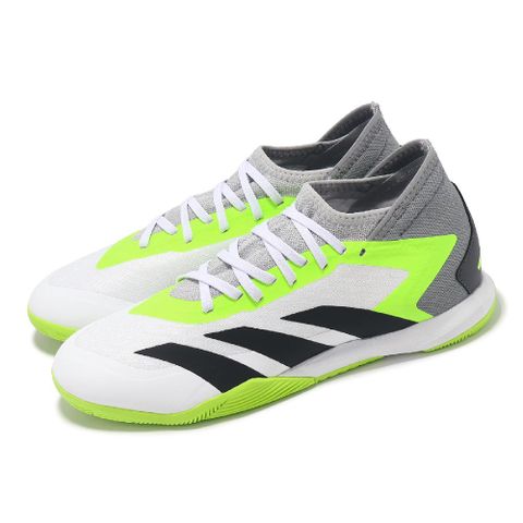 足球鞋 Predator Accuracy.3 IN 男鞋 螢光綠 灰 室內足球 運動鞋 GY9990