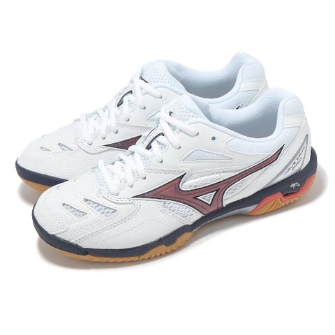 羽球鞋 Wave Fang Pro 男鞋 女鞋 白 黑 緩震 膠底 室內運動 美津濃 71GA2100-85