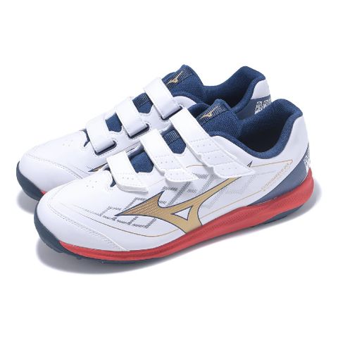 棒壘球鞋 Cushionrevo DIA Trainer Wide 男鞋 寬楦 白 藍 魔鬼氈 支撐 11GT2525-42