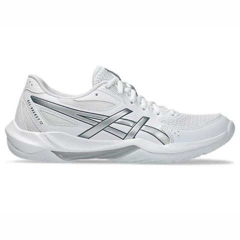 Asics Gel-rocket 12 [1072A119-101] 男女 排球鞋 穩定 包覆 回彈 白 銀