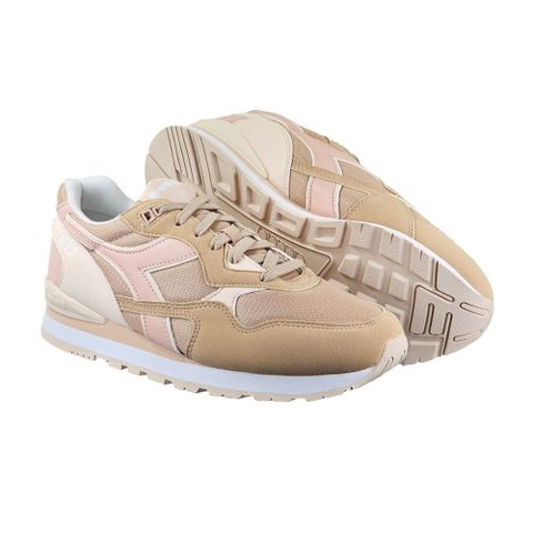女款-DIADORA復古休閒運動鞋173169-25093卡其粉