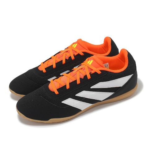 室內足球鞋 Predator Club In Sala 男鞋 黑 紅 膠底 抓地 運動鞋 IG5448