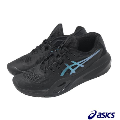 網球鞋 Gel-Resolution X Night Energy 女鞋 黑 藍 美網 夜場系列 1042A303960