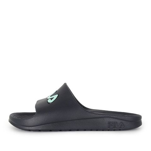 Fila Sleek Slide 1 [4-S355W-003] 男女 拖鞋 涼拖鞋 經典 休閒 防水 輕量 簡約 黑藍