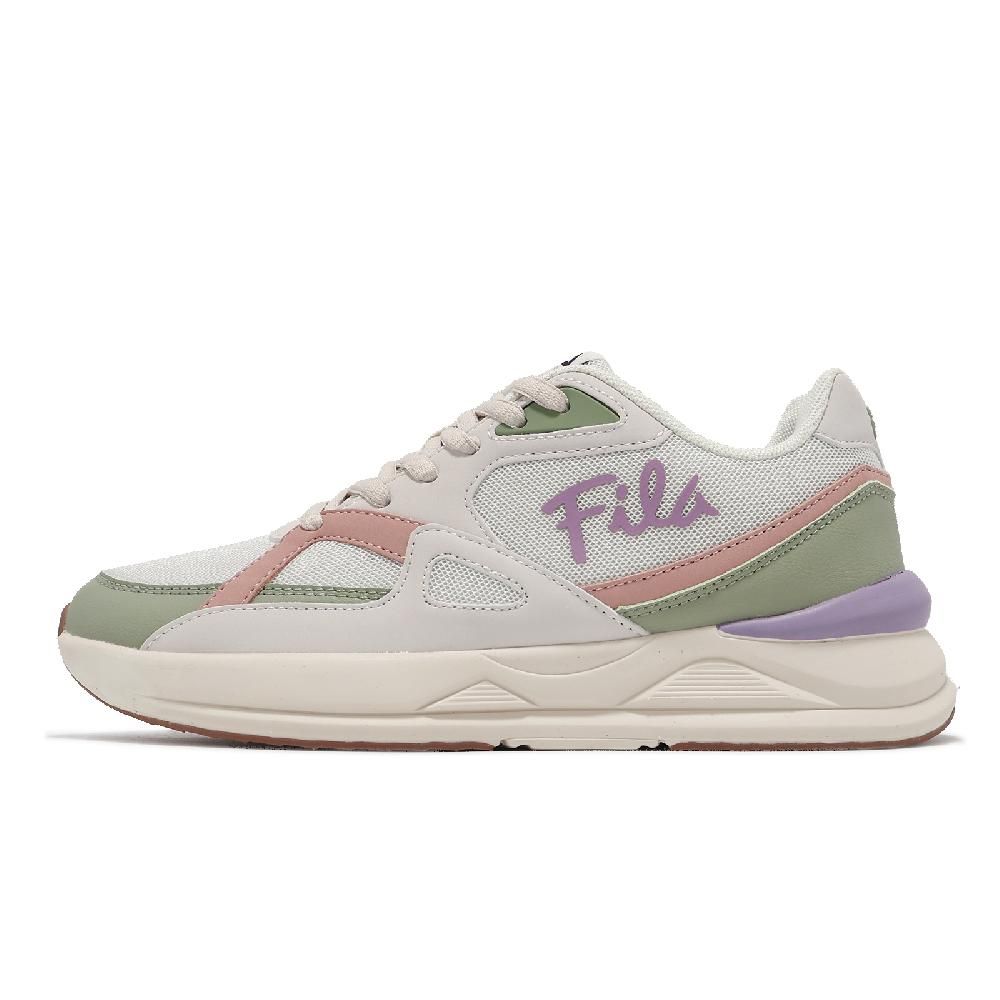 Fila  斐樂 慢跑鞋 Edition 女鞋 白 綠 透氣 緩衝 運動鞋 5J905X135