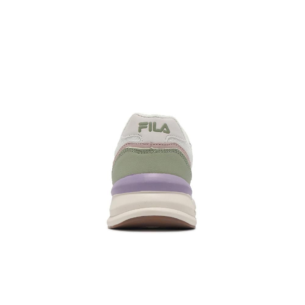 Fila  斐樂 慢跑鞋 Edition 女鞋 白 綠 透氣 緩衝 運動鞋 5J905X135