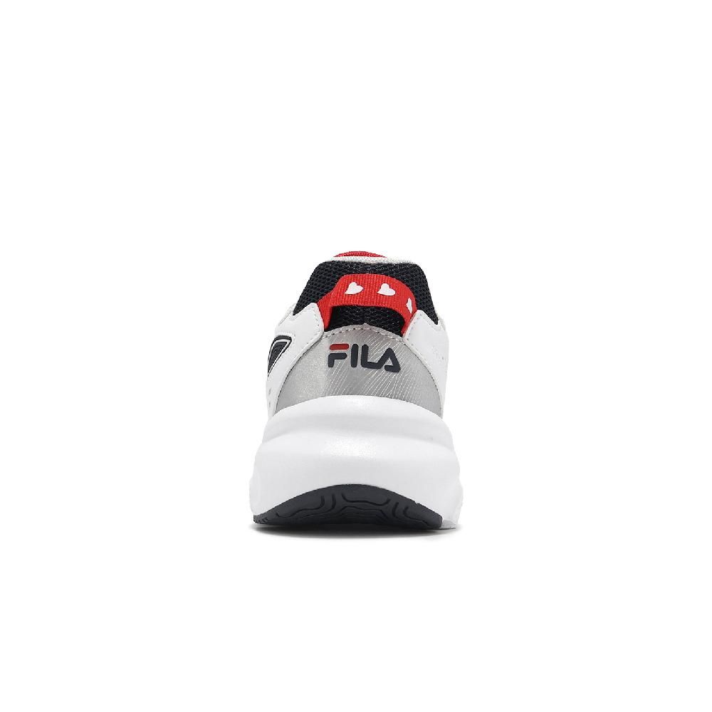 Fila  斐樂 休閒鞋 Hearts 女鞋 白 灰 情人節 拼接 緩衝 老爹鞋 5J919Y123