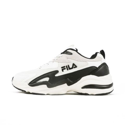 Fila Fila Wavelet [5-J906W-100] 女 運動休閒鞋 老爹鞋 厚底 復古 舒適 米 黑