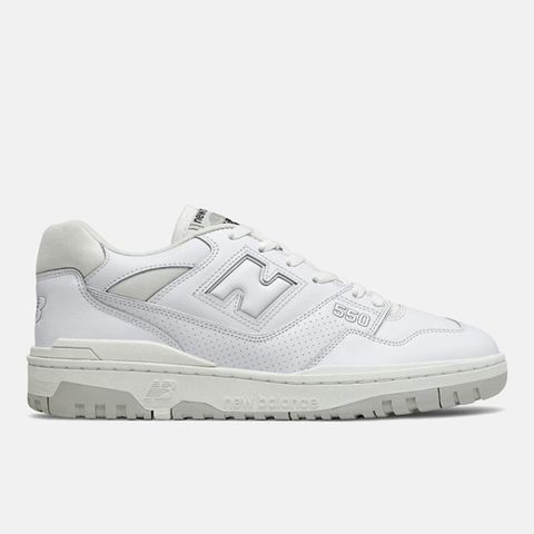 NEW BALANCE [BB550PB1] 男女 休閒鞋 運動 復古 D楦 皮革 俐落 百搭 穿搭 NB 550 白灰