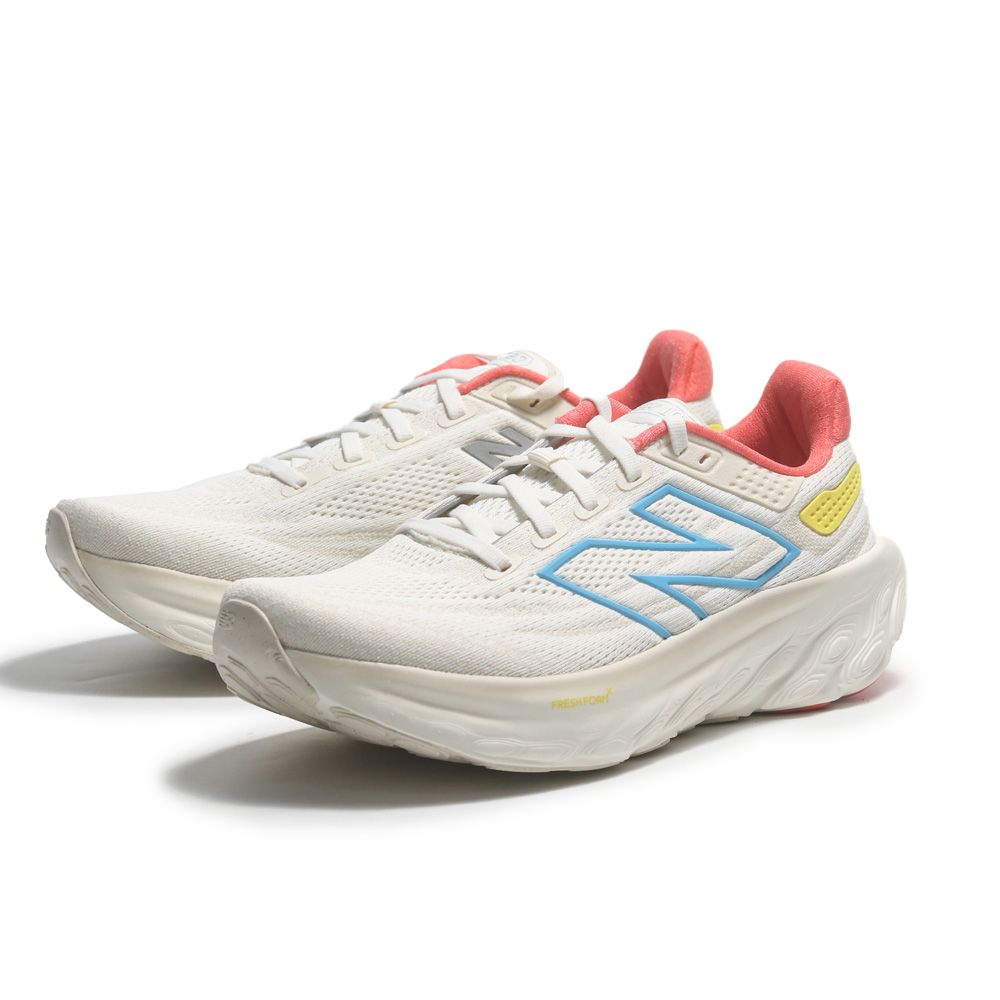 NEW BALANCE  慢跑鞋 NB1080 白橘藍 D楦 運動 女 W1080O13