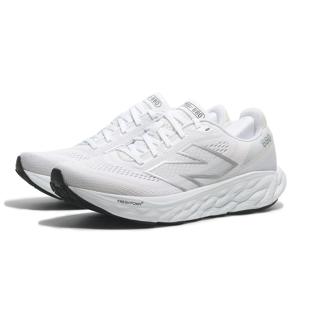 NEW BALANCE  慢跑鞋 NB 880 全白 寬楦 運動 女 W880W14