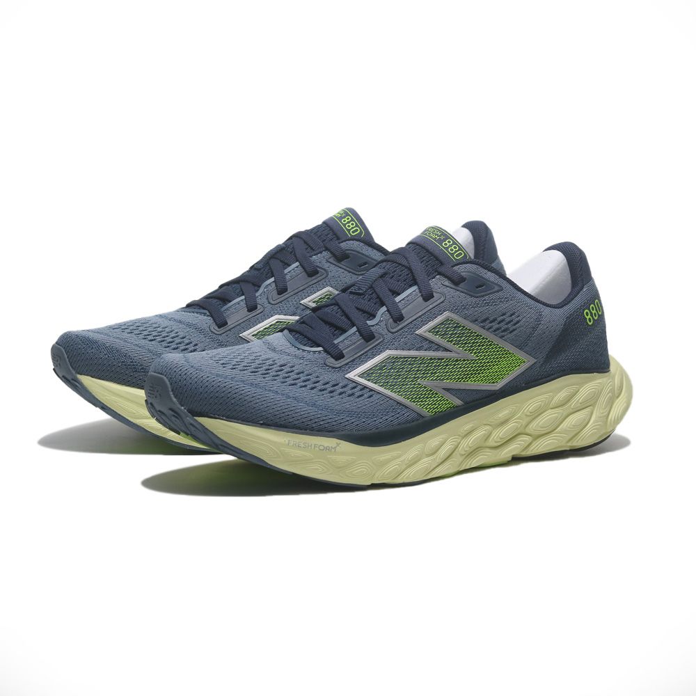 NEW BALANCE  慢跑鞋 NB 880 藍黃 螢光綠 漸層 2E寬楦 男 M880G14