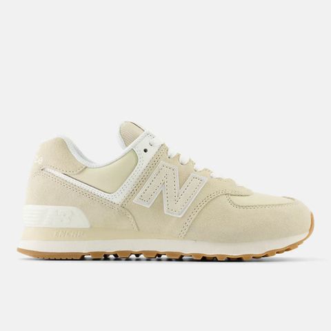 NEW BALANCE WL574QB2 女 休閒鞋 運動 經典 復古 B楦 NB 574 緩震 麂皮 穿搭 米黃