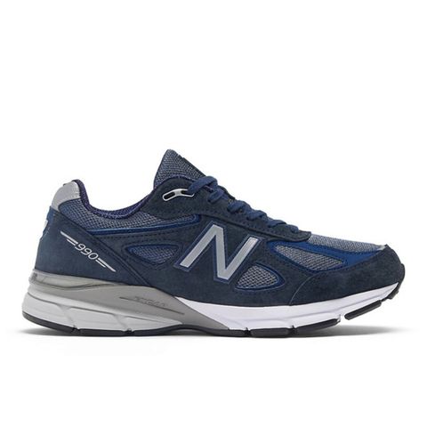 NEW BALANCE 990 v4 U990NV4 男女 休閒鞋 運動 復古 慢跑 美製 D楦 麂皮 穿搭 深藍