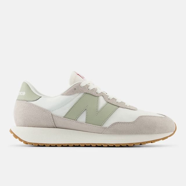 NEW BALANCE  MS237CQ 男女 休閒鞋 運動 復古 D楦 NB 237 緩震 舒適 灰綠