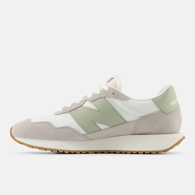 NEW BALANCE  MS237CQ 男女 休閒鞋 運動 復古 D楦 NB 237 緩震 舒適 灰綠