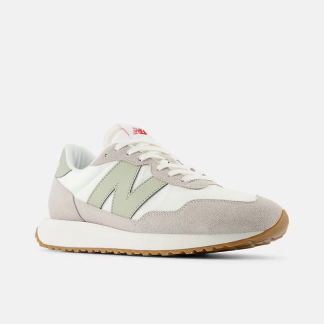 NEW BALANCE  MS237CQ 男女 休閒鞋 運動 復古 D楦 NB 237 緩震 舒適 灰綠