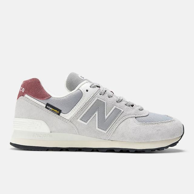 NEW BALANCE  U574KBR 男女 休閒鞋 經典 復古 D楦 NB 574 舒適 緩震 麂皮 穿搭 淺灰