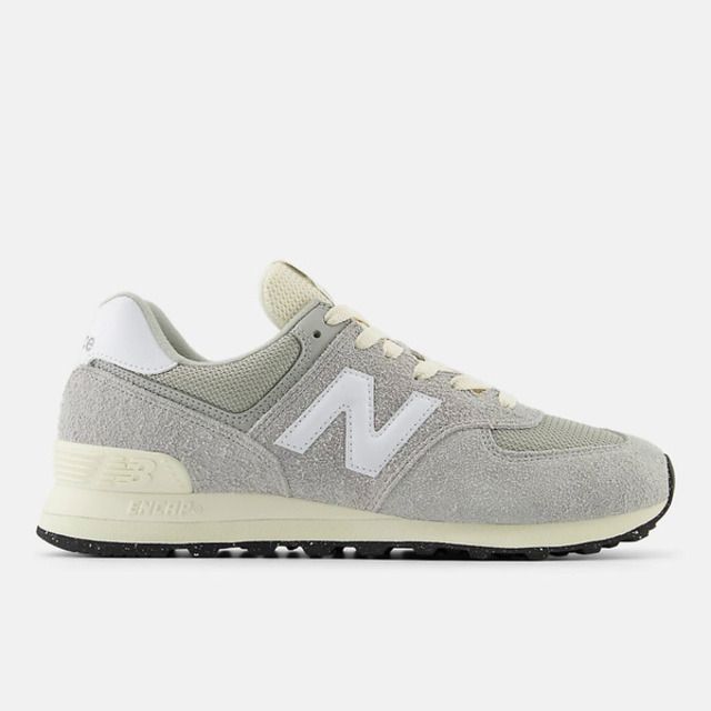 NEW BALANCE  U574RBL 男女 復古鞋 運動 休閒 D楦 NB 574 麂皮 耐穿 緩震 灰色