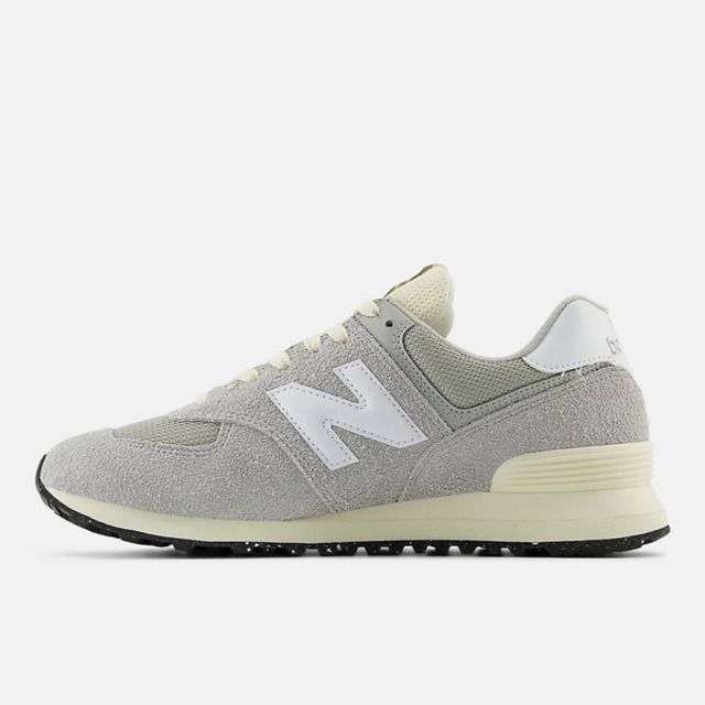 NEW BALANCE  U574RBL 男女 復古鞋 運動 休閒 D楦 NB 574 麂皮 耐穿 緩震 灰色