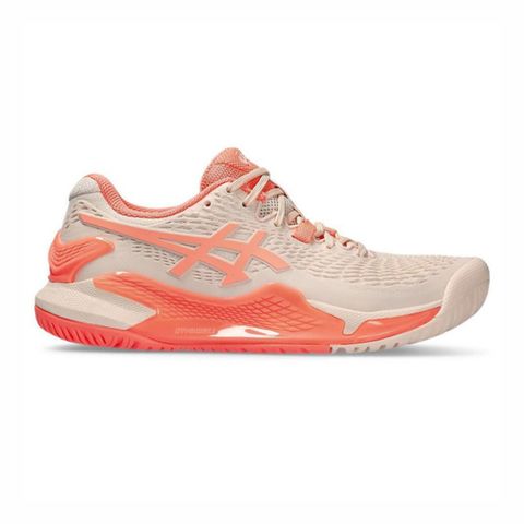Asics GEL-Resolution 9 [1042A208-700] 女 網球鞋 運動 比賽 穩定 澳網配色 粉橘