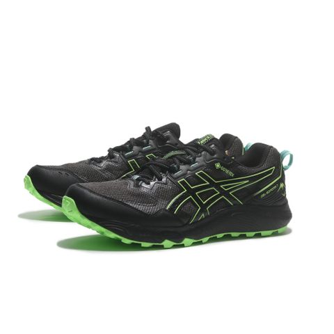 Asics 亞瑟士 慢跑鞋 GEL-SONOMA 7 GTX 黑螢光 全防水 越野鞋 男 1011B593004