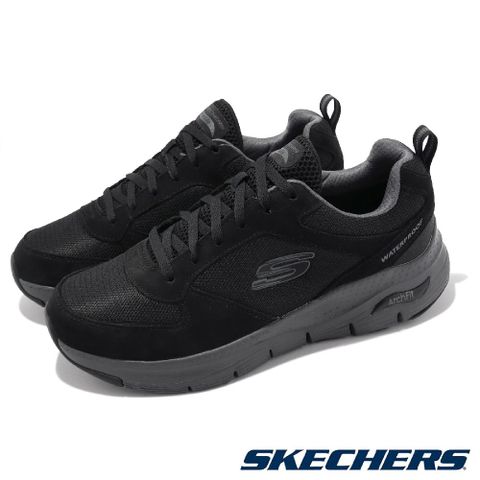 Skechers 慢跑鞋 Arch Fit-Render 男鞋 黑 灰 足弓支撐 健走 運動鞋 232500BKCC