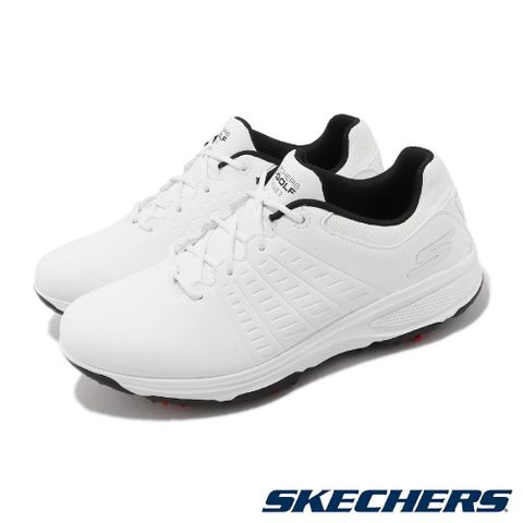 Skechers 高爾夫球鞋 Go Golf Torque 2 男鞋 白 黑 防水 透氣 皮革 回彈 瑜珈鞋墊 214027WBK