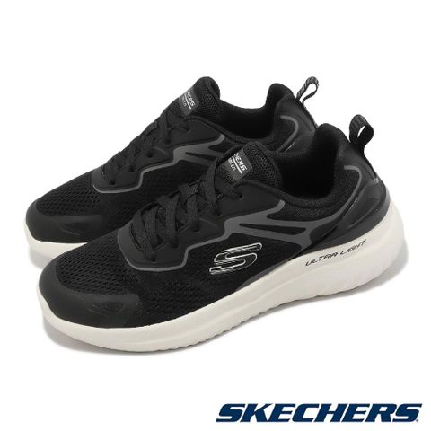 Skechers 斯凱奇 休閒鞋 Bounder 2.0-Andal 寬楦 男鞋 黑 灰 緩衝 記憶鞋墊 健走 運動鞋 232674WBKGY