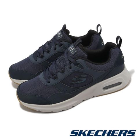 Skechers 斯凱奇 休閒鞋 Skech-Air Court-HomeGrown 男鞋 深藍 灰 氣墊 運動鞋 232646NVBK