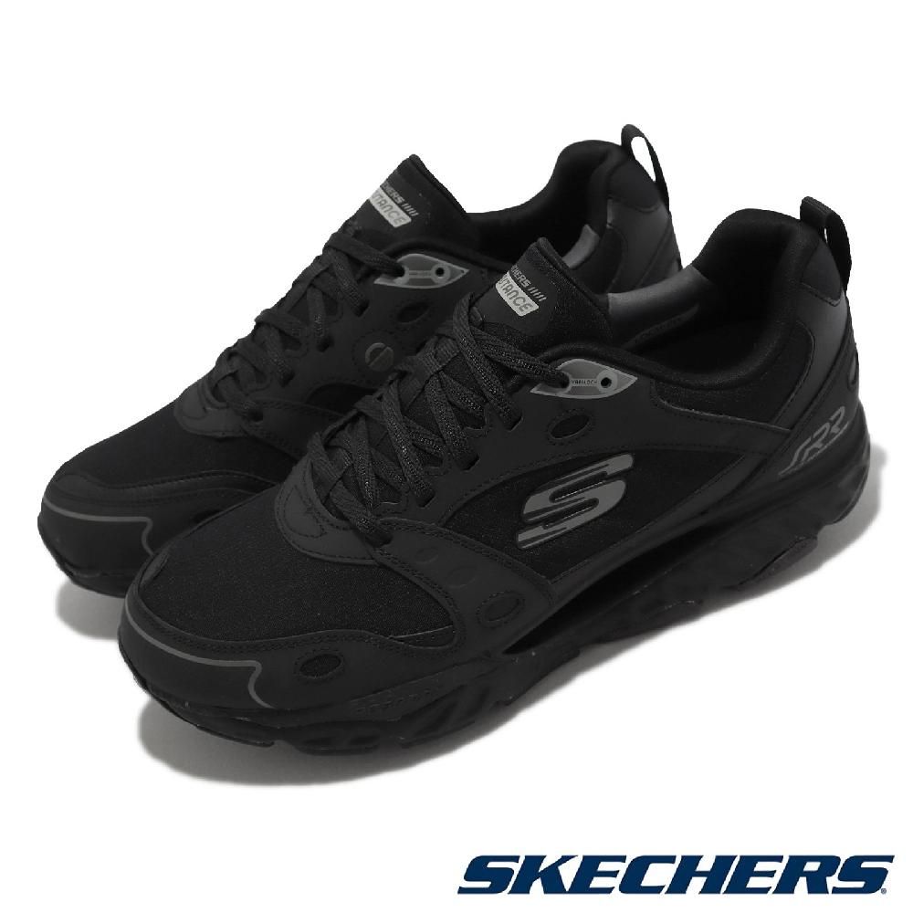 SKECHERS  慢跑鞋 Pro-Resistance 男鞋 黑 銀 超回彈 SRR 緩震 路跑 運動鞋 894083BBK