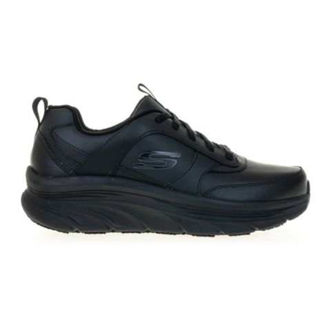 Skechers D'Lux Walker SR [200102WBLK]男 工作鞋 寬楦 止滑 輕量耐油 電器絕緣 黑