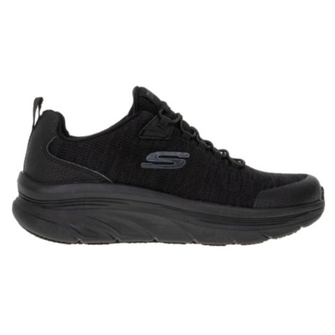 Skechers D'Lux Walker SR [200106WBLK] 男 工作鞋 寬楦 輕量耐油 止滑 套入式 黑