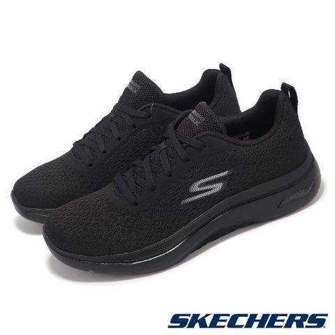 SKECHERS 斯凱奇 休閒鞋 Go Walk Arch Fit 2.0-Idyllic 2 男鞋 黑 緩震 回彈 健走鞋 216516BBK