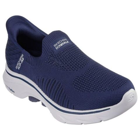 Skechers Go Walk 7 [216552NVY] 男 健走鞋 步行 休閒 瞬穿舒適科技 緩震 套入式 深藍