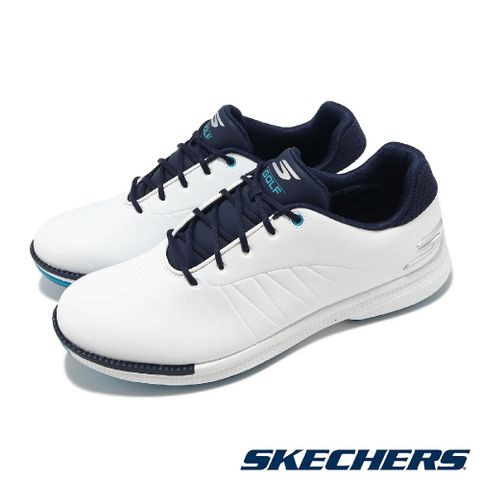 Skechers 斯凱奇 高爾夫球鞋 Go Golf Tempo GF 男鞋 白 藍 防水鞋面 緩衝 抓地 運動鞋 214099WNVB
