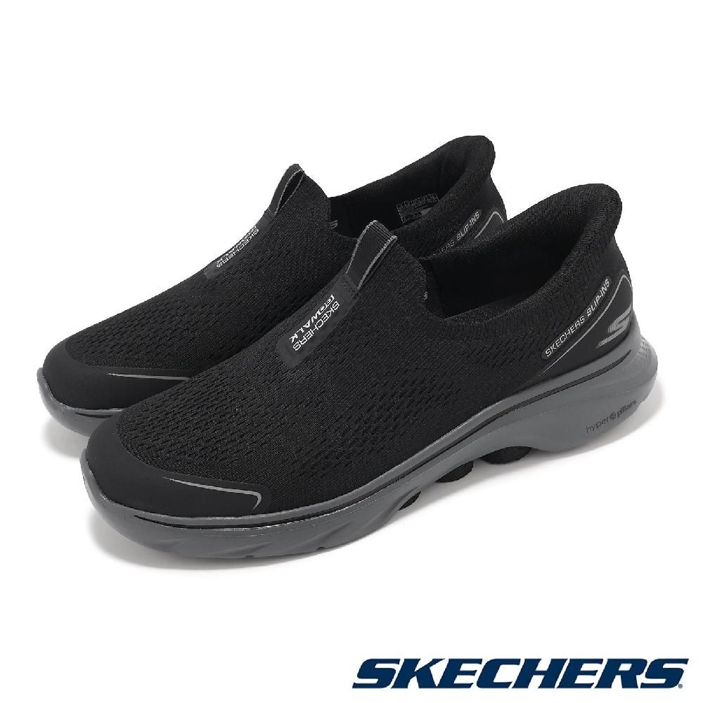 SKECHERS  斯凱奇 懶人鞋 Go Walk 7-Easy On Evolution Slip-Ins 男鞋 黑 健走鞋 216553BKCC