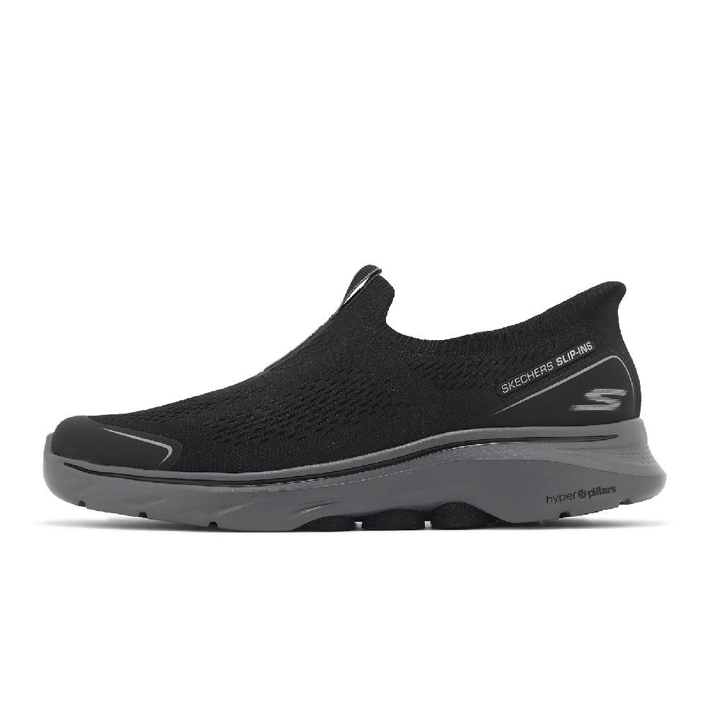 SKECHERS  斯凱奇 懶人鞋 Go Walk 7-Easy On Evolution Slip-Ins 男鞋 黑 健走鞋 216553BKCC