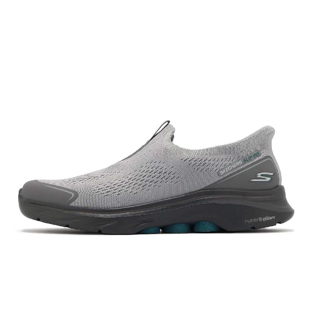 SKECHERS  斯凱奇 懶人鞋 Go Walk 7-Easy On Evolution Slip-Ins 男鞋 灰 健走鞋 216553GYCC