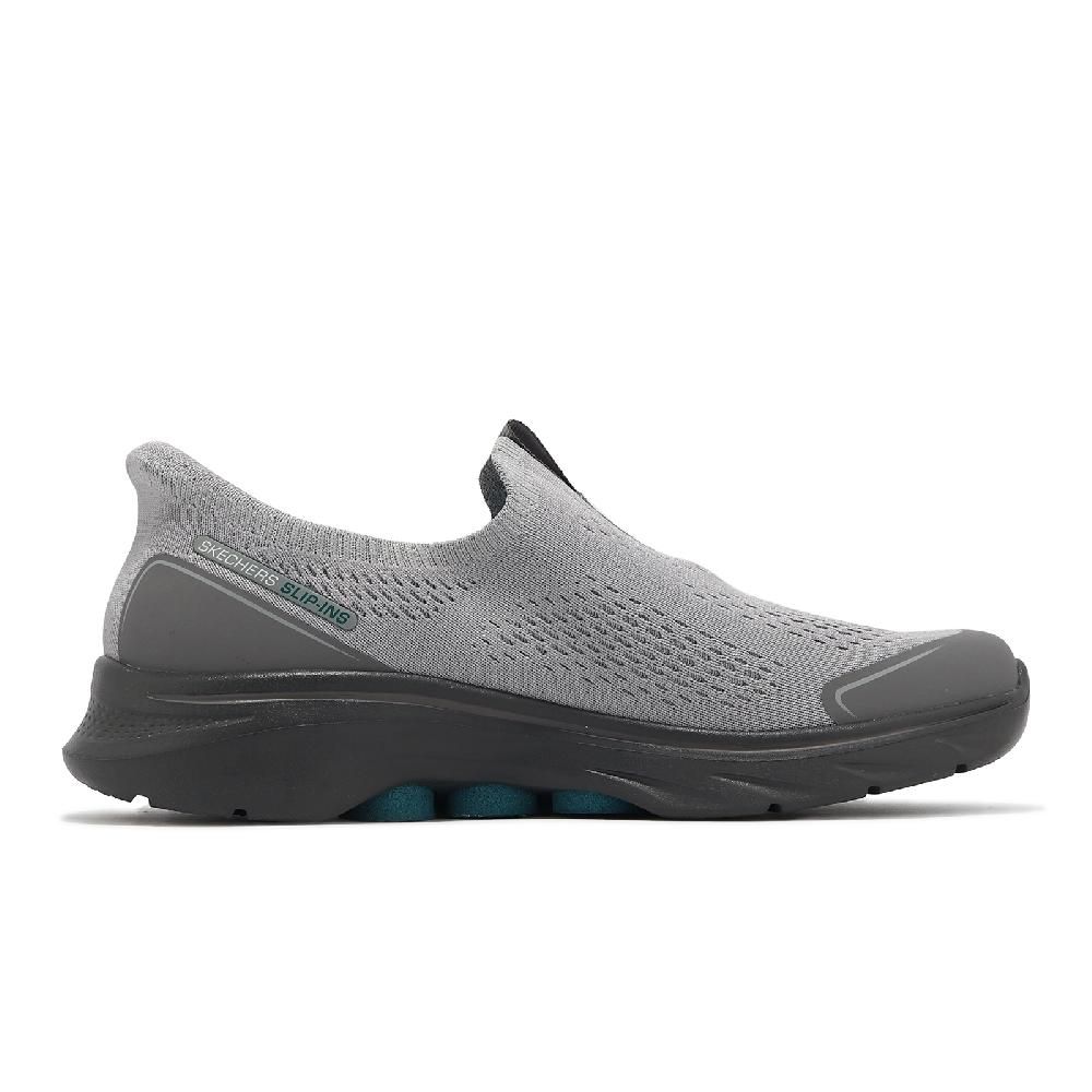 SKECHERS  斯凱奇 懶人鞋 Go Walk 7-Easy On Evolution Slip-Ins 男鞋 灰 健走鞋 216553GYCC