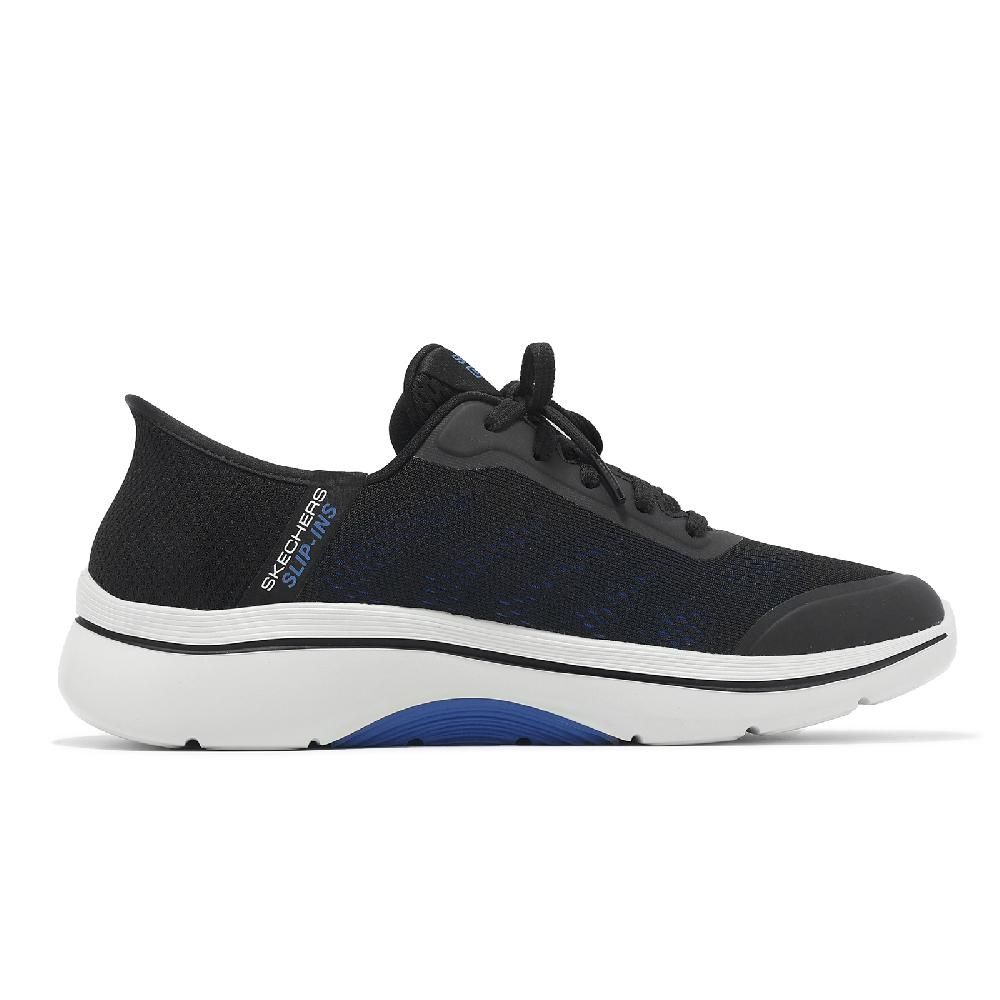 SKECHERS Skechers 斯凱奇 休閒鞋 Go Walk Arch Fit 2 Slip-Ins 男鞋 黑 套入式 緩衝 健走鞋 216604BKBL