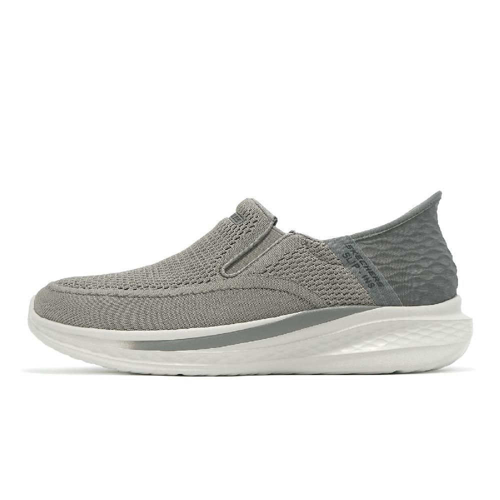 SKECHERS Skechers 斯凱奇 休閒鞋 Slade-Deacon Slip-Ins 男鞋 灰 懶人鞋 套入式 緩衝 210887GRY