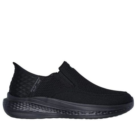 SKECHERS Skechers Slade [210887BBK] 男 休閒鞋 健走 速穿 透氣 包覆 舒適 全黑