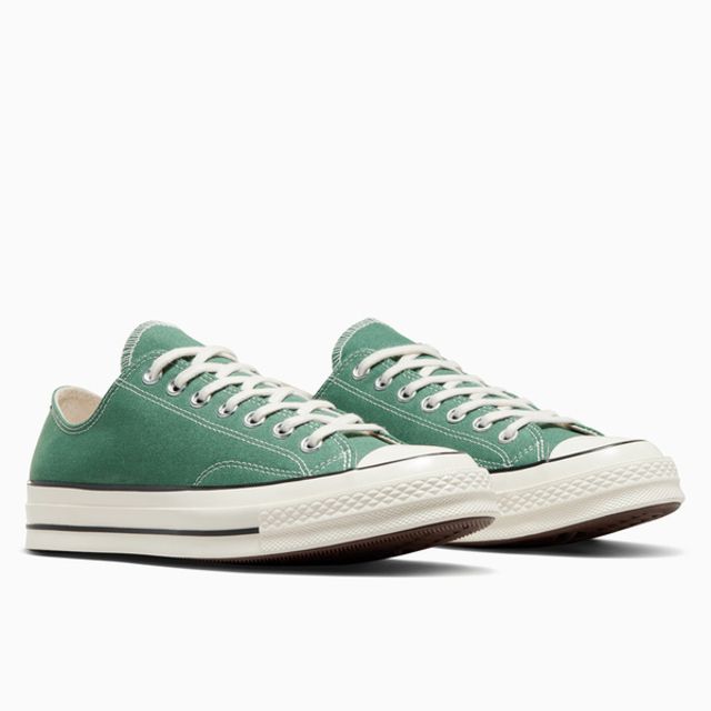 CONVERSE  Chuck 70 OX [A06524C] 男女 休閒鞋 經典 1970 復古 低筒 帆布鞋 亞丁綠