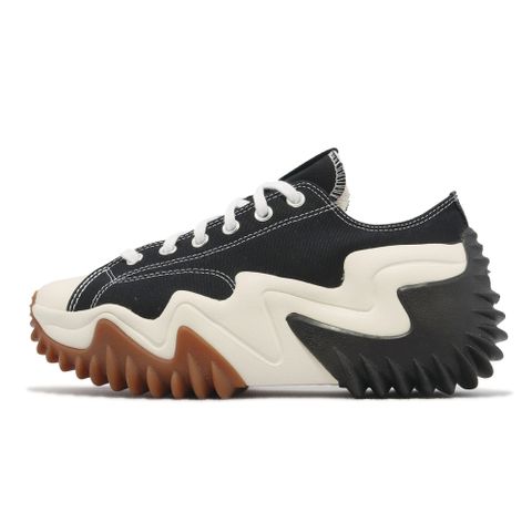 【CONVERSE】匡威 Run Star Motion Low 休閒鞋 男女鞋厚底 鋸齒鞋 黑(172895C)