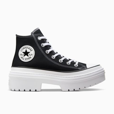 CONVERSE Converse CTAS LUGGED HEEL HI [A08258C] 女 帆布鞋 休閒 經典 高筒 厚底 黑白